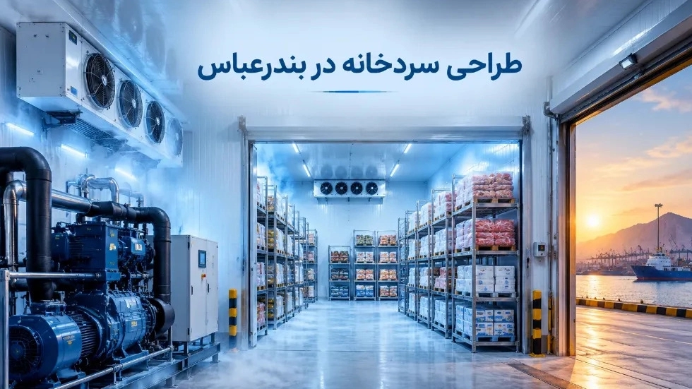 طراحی سردخانه متناسب با نیاز صنایع غذایی در بندرعباس